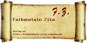 Falkenstein Zita névjegykártya